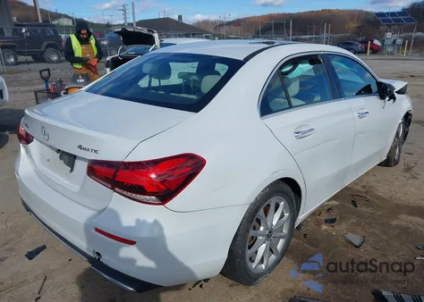 2020 Mercedes-Benz A 220 4Matic from USA, damaged, VIN WDD3G4FB8LW041900